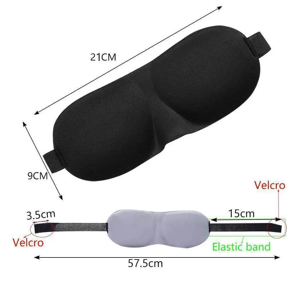 3D Soft Portable Blindfold Travel Eyepatch Sleep Mask Natural Sleeping Eye Mask Eyeshade Cover Blindfold Dropshipping