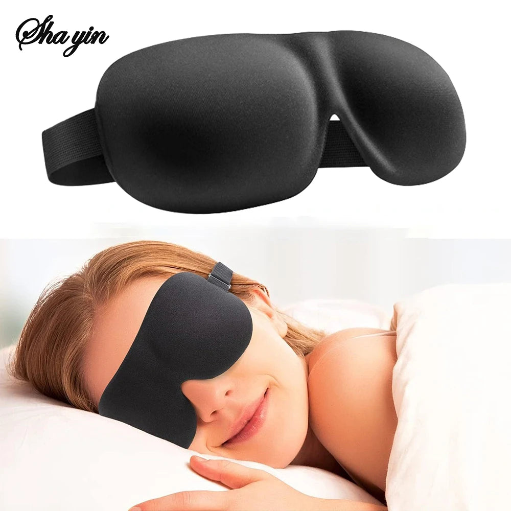 3D Sleep Mask Blindfold Sleeping Aid Soft Memory Foam Eye mask for Sleeping Travel Blockout Light Slaapmasker Eye Cover
