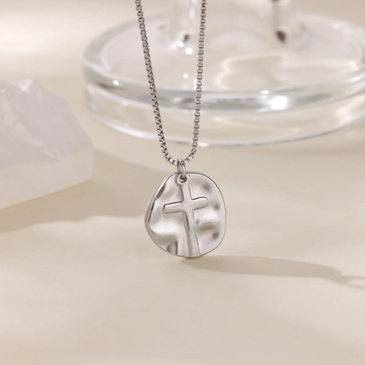 Stainless Steel Geometric Necklace For Women Fashion Sun Sunflower Pendant Clavicle Chain Aesthetic Jewelry Accessories Femme