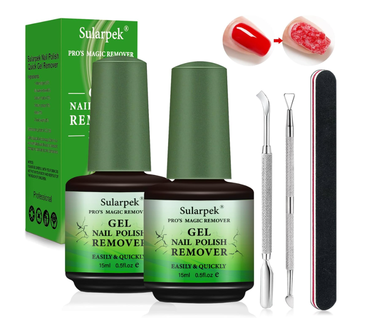 Sularpek Magic Remover Set - Removedor de Esmalte Semipermanente 2 Pcs